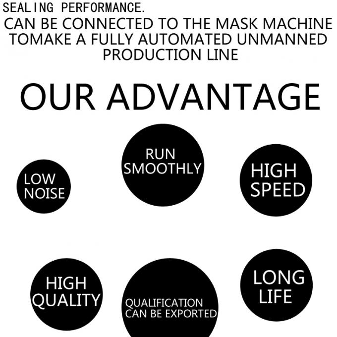 Machine à emballer à voie unique commune globale de masques protecteurs kf94 de machine à emballer de masques de rotaryface d'écoulement du paquet 150/min de garantie