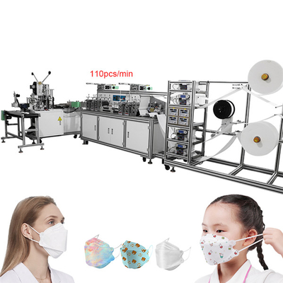 120pcs/Min 15Kw Antivirus KN95 Mask Machine Non Woven Fabric Line